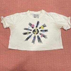 Adidas cropped tee!